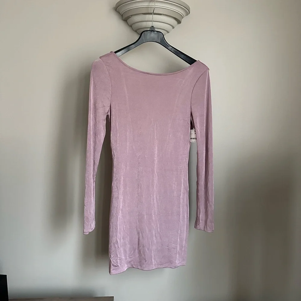 NWT Free People Call Me Later Long Sleeve Minidress​